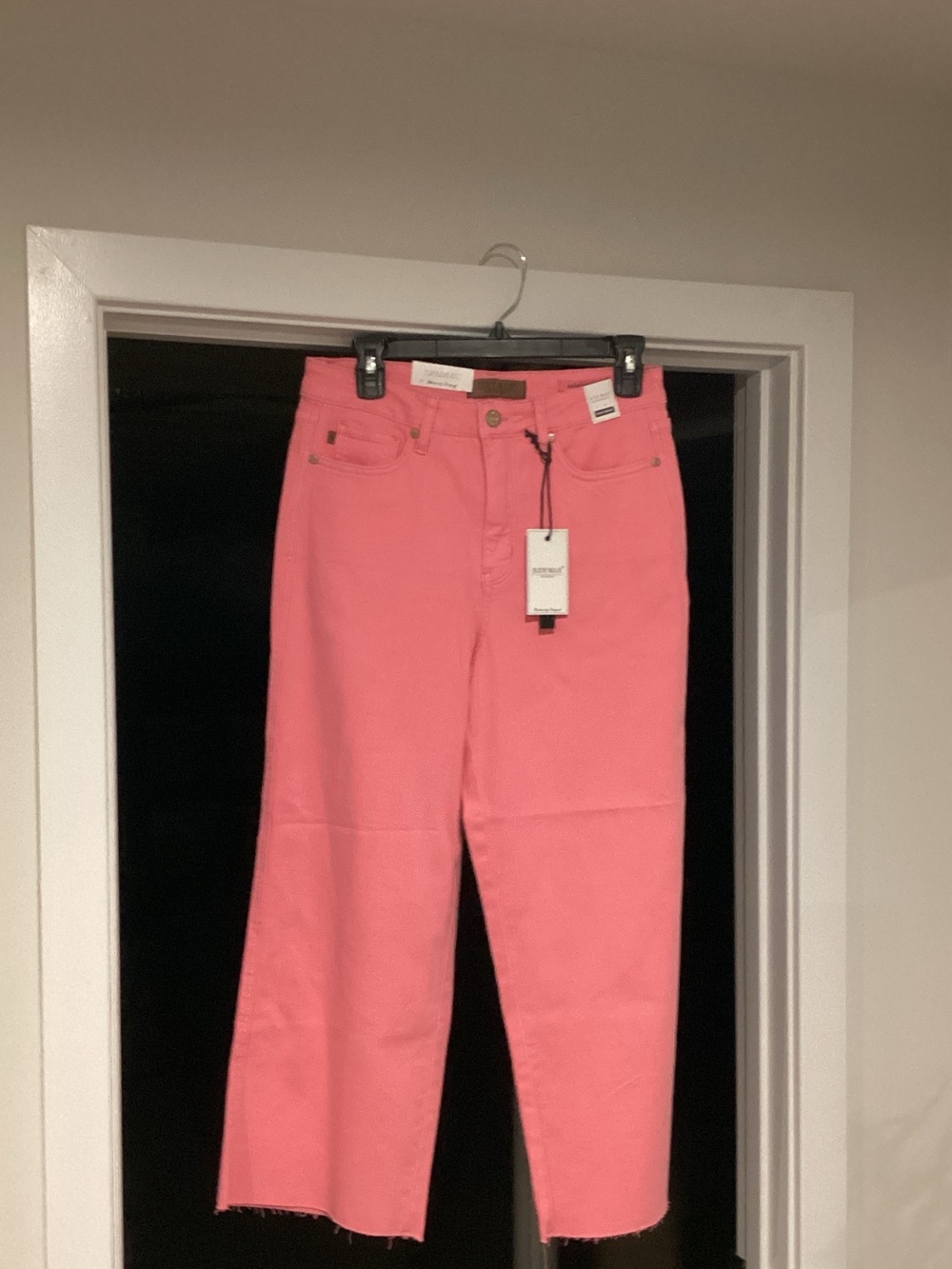 Judy Blue Coral Pink High Waist Jeans - Size 9/29